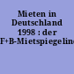 Mieten in Deutschland 1998 : der F+B-Mietspiegelindex