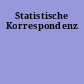 Statistische Korrespondenz