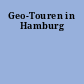 Geo-Touren in Hamburg