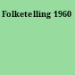 Folketelling 1960