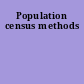 Population census methods