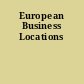 European Business Locations