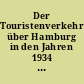 Der Touristenverkehr über Hamburg in den Jahren 1934 und 1935