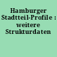 Hamburger Stadtteil-Profile : weitere Strukturdaten