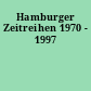 Hamburger Zeitreihen 1970 - 1997