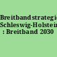 Breitbandstrategie Schleswig-Holstein : Breitband 2030