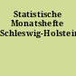 Statistische Monatshefte Schleswig-Holstein