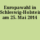 Europawahl in Schleswig-Holstein am 25. Mai 2014