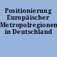 Positionierung Europäischer Metropolregionen in Deutschland