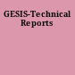 GESIS-Technical Reports