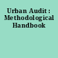 Urban Audit : Methodological Handbook