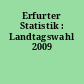 Erfurter Statistik : Landtagswahl 2009