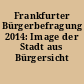 Frankfurter Bürgerbefragung 2014: Image der Stadt aus Bürgersicht