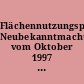 Flächennutzungsplan, Neubekanntmachung vom Oktober 1997 : Freie und Hansestadt Hamburg