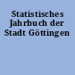 Statistisches Jahrbuch der Stadt Göttingen