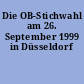 Die OB-Stichwahl am 26. September 1999 in Düsseldorf