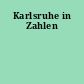 Karlsruhe in Zahlen