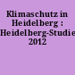 Klimaschutz in Heidelberg : Heidelberg-Studie 2012