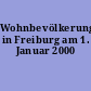 Wohnbevölkerung in Freiburg am 1. Januar 2000