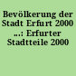 Bevölkerung der Stadt Erfurt 2000 ...: Erfurter Stadtteile 2000