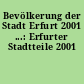 Bevölkerung der Stadt Erfurt 2001 ...: Erfurter Stadtteile 2001