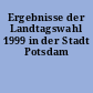Ergebnisse der Landtagswahl 1999 in der Stadt Potsdam
