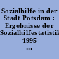 Sozialhilfe in der Stadt Potsdam : Ergebnisse der Sozialhilfestatistik 1995 bis 1998