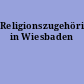 Religionszugehörigkeit in Wiesbaden