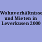 Wohnverhältnisse und Mieten in Leverkusen 2000