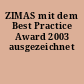 ZIMAS mit dem Best Practice Award 2003 ausgezeichnet