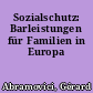 Sozialschutz: Barleistungen für Familien in Europa
