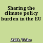 Sharing the climate policy burden in the EU