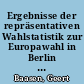 Ergebnisse der repräsentativen Wahlstatistik zur Europawahl in Berlin am 25 Mai 2014