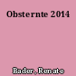 Obsternte 2014