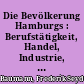 Die Bevölkerung Hamburgs : Berufstätigkeit, Handel, Industrie, Einkommen, Vermögen, Wohnungs- und Lebensmittelbedarf
