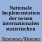 Nationale Implementation der neuen internationalen statistischen Straftatenklassifikation