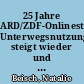 25 Jahre ARD/ZDF-Onlinestudie: Unterwegsnutzung steigt wieder und Streaming/Mediatheken sind weiterhin Treiber des medialen Internets : Aktuelle Aspekte der Internetnutzung in Deutschland