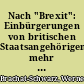 Nach "Brexit": Einbürgerungen von britischen Staatsangehörigen mehr als verfünffacht : Ausgewählte Ergebnisse der Einbürgerungsstatistik 2016 für Baden-Württemberg