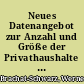 Neues Datenangebot zur Anzahl und Größe der Privathaushalte in den Gemeinden Baden-Württembergs 2004