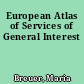 European Atlas of Services of General Interest
