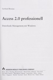 Access 2.0 professionell