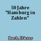 50 Jahre "Hamburg in Zahlen"