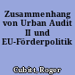 Zusammenhang von Urban Audit II und EU-Förderpolitik