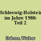 Schleswig-Holstein im Jahre 1980: Teil 2