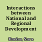 Interactions between National and Regional Development