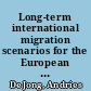 Long-term international migration scenarios for the European economic area