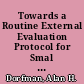 Towards a Routine External Evaluation Protocol for Smal Area Estimation