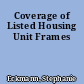 Coverage of Listed Housing Unit Frames