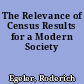 The Relevance of Census Results for a Modern Society
