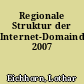 Regionale Struktur der Internet-Domaindichte 2007